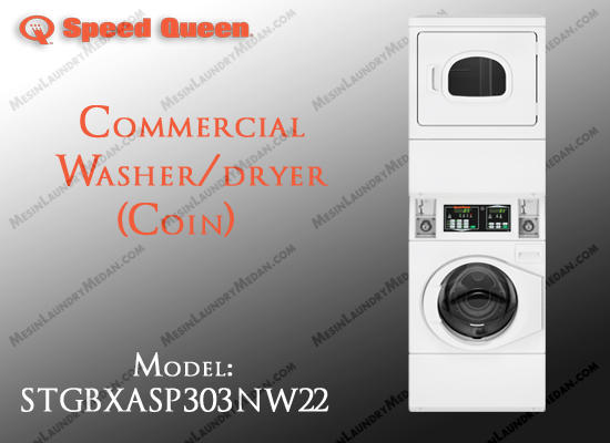 Mesin Koin Stack Washer and Dryer